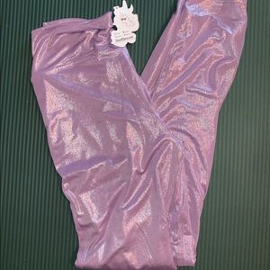 Sparkly purple pants